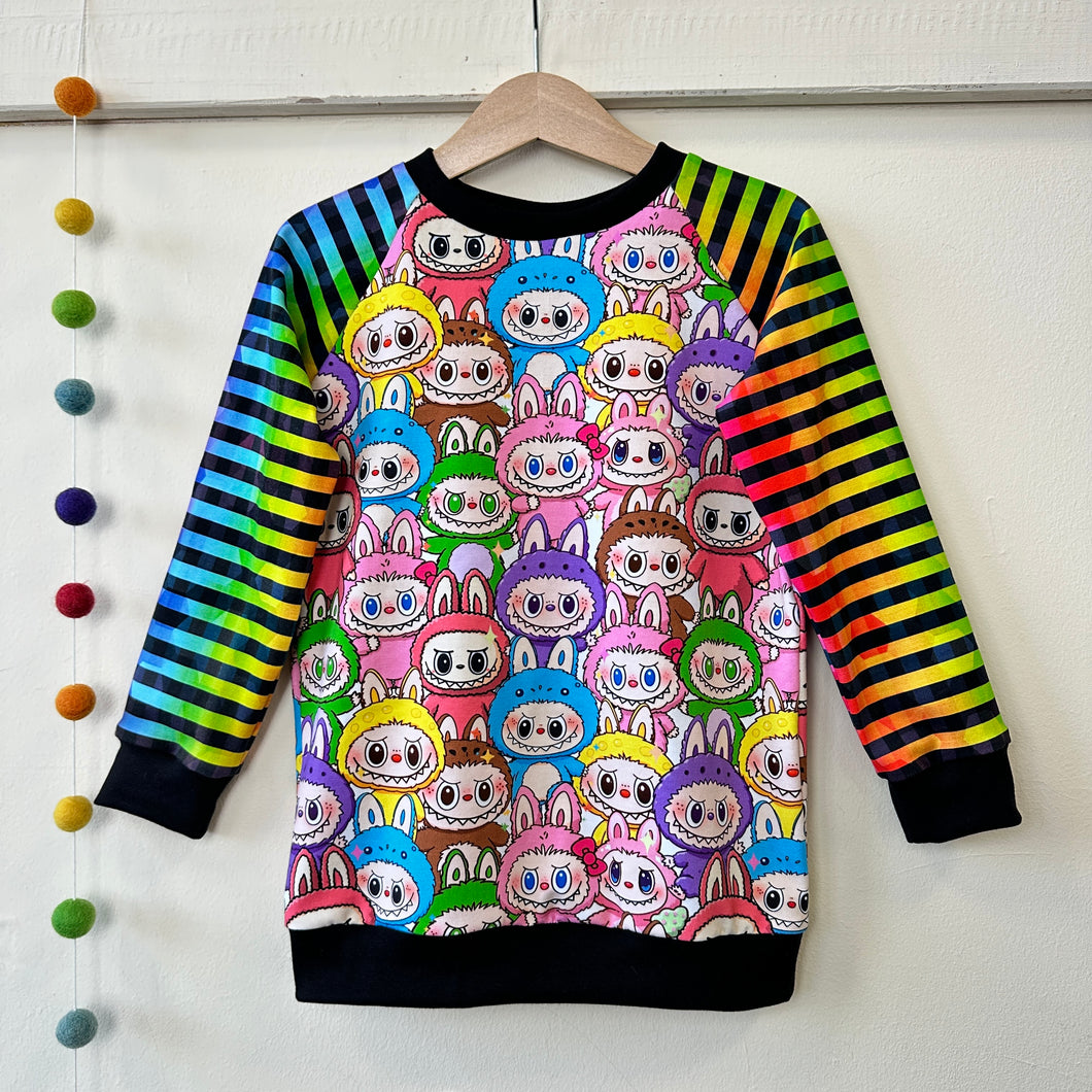 Colourful Monsters Raglan Jumper