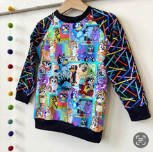 Dog Comic Raglan Jumper