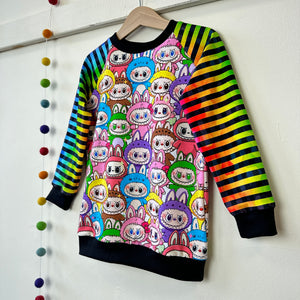 Colourful Monsters Raglan Jumper