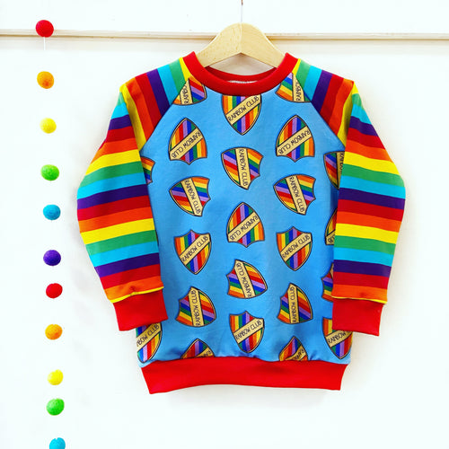 Rainbow Club Raglan Top