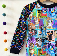 Dog Comic Raglan Jumper