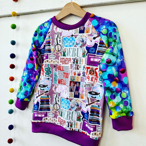 Taylor Sticker Raglan Top