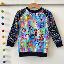 Dog Comic Raglan Jumper