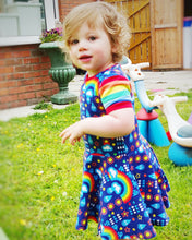 Rainbowphant Skater Dress