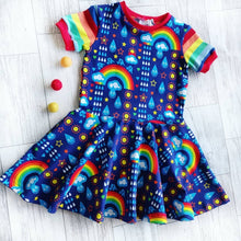 Rainbowphant Skater Dress