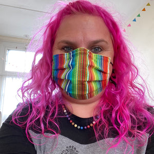 Rainbowphant Face Cover