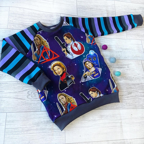 Strong Women Raglan Jumper