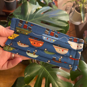 Kids Pirate Ship Face Cover
